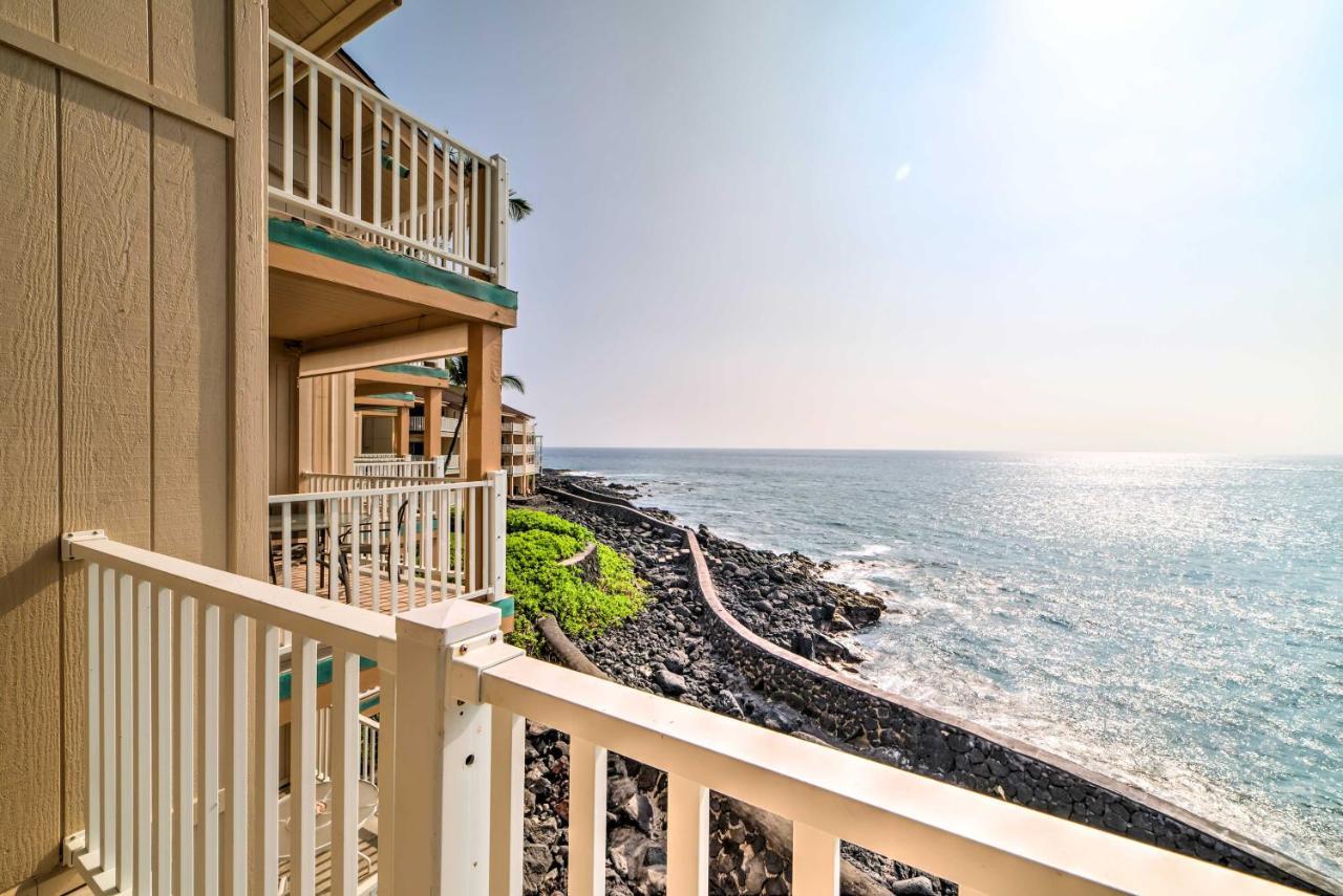 Oceanfront Kailua-Kona Townhome With Pool And Views! Eksteriør billede