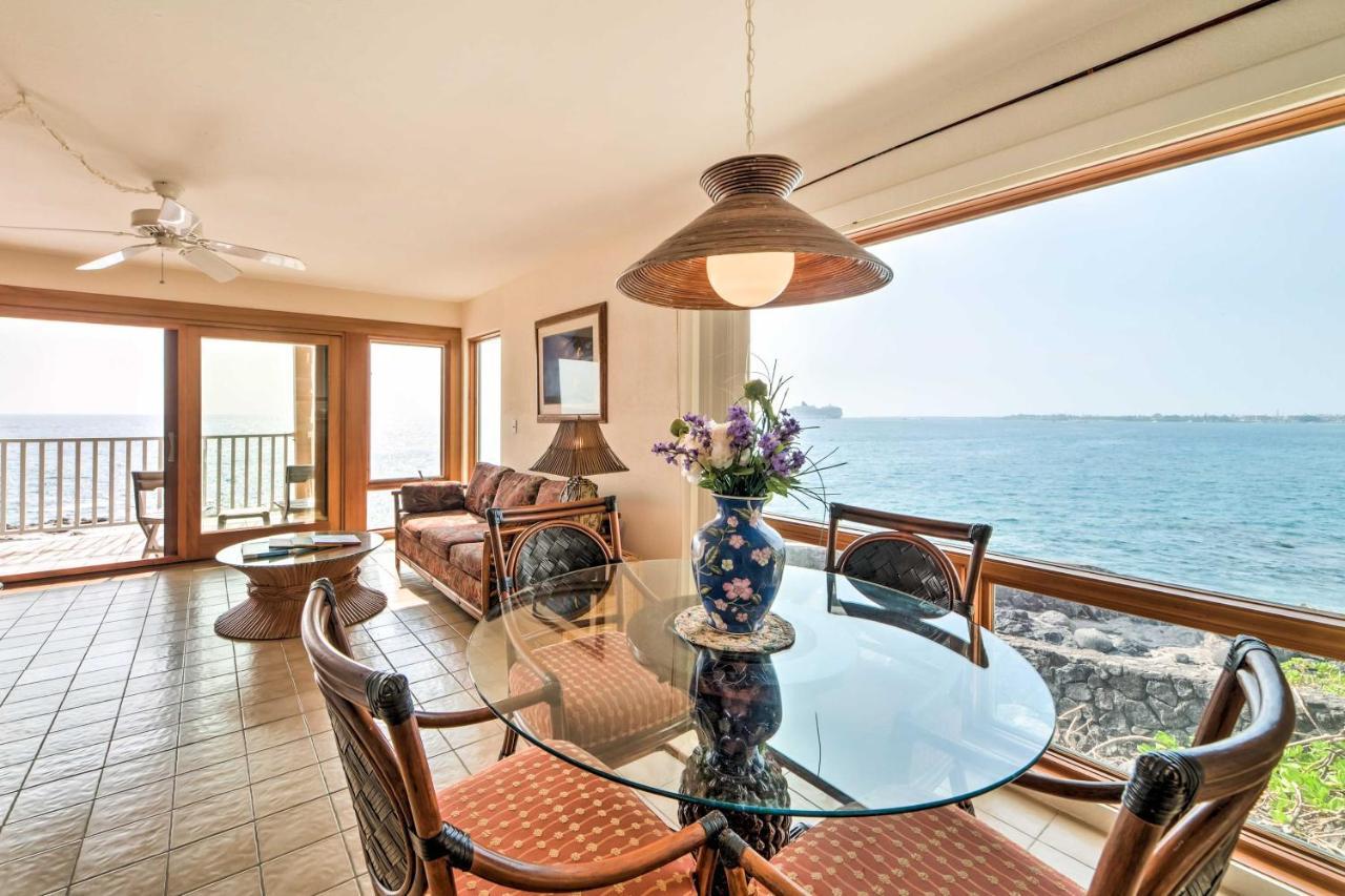 Oceanfront Kailua-Kona Townhome With Pool And Views! Eksteriør billede