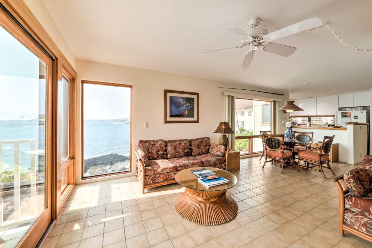 Oceanfront Kailua-Kona Townhome With Pool And Views! Eksteriør billede