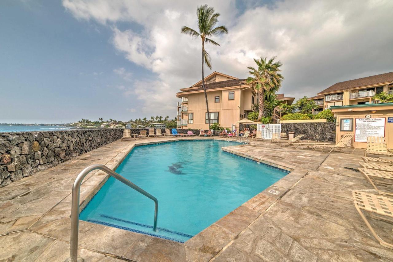 Oceanfront Kailua-Kona Townhome With Pool And Views! Eksteriør billede